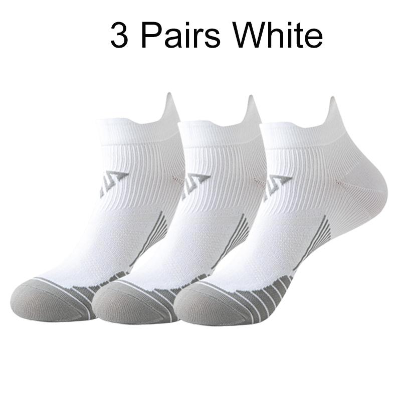 3 пары спортивных носков для мужчин и женщин, дышащие носки для бега, быстросохнущие, антифрикционные, носки для марафона, велоспорта, спортзала, фитнеса, новые