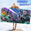 Valorant Game Print Beach Towel, Large Soft Quick Dry Towel for Beach Camping Swimming