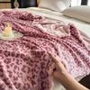 Пледовое одеяло с ворсом из шерстяных шариков, двухслойное плотное одеяло из молочного велюра, односпальное велюровое одеяло, плед-чехол для дивана, одеяло для сна в офисе