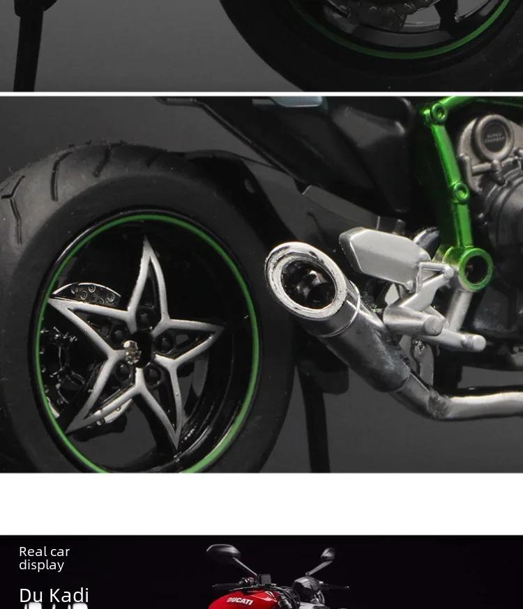 Кавасаки 1:12 Модель мотоцикла Ducati Alloy со звуком для детей