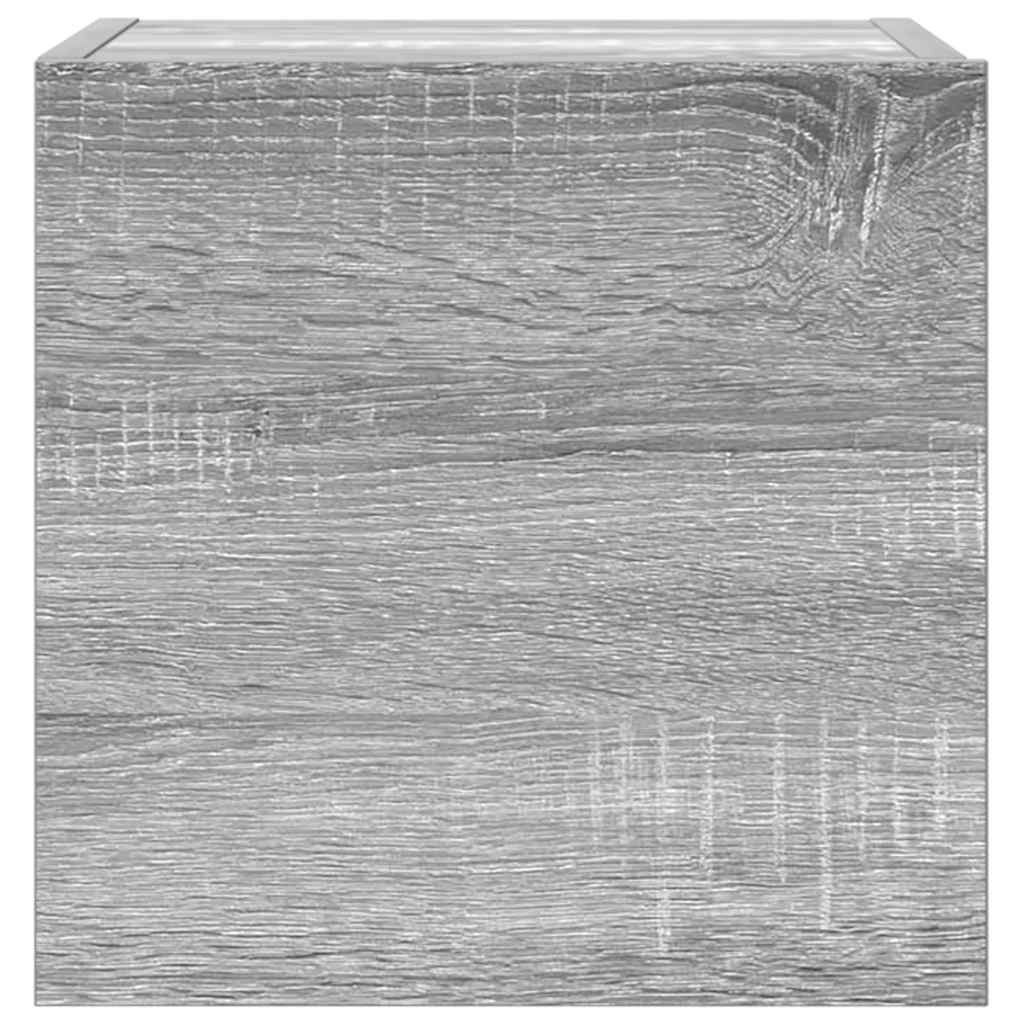 3 piece TV cabinet set gray Sonoma particleboard