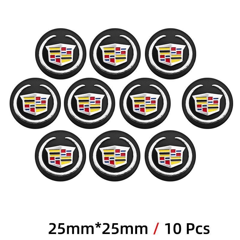 21mm/25mm Car Key Emblem Stickers Auto Door Keyhole Logo Decal For Cadillac Escalade CTS ATS SRX STS XT5 XT4 XT6 XTS CT4 CT6