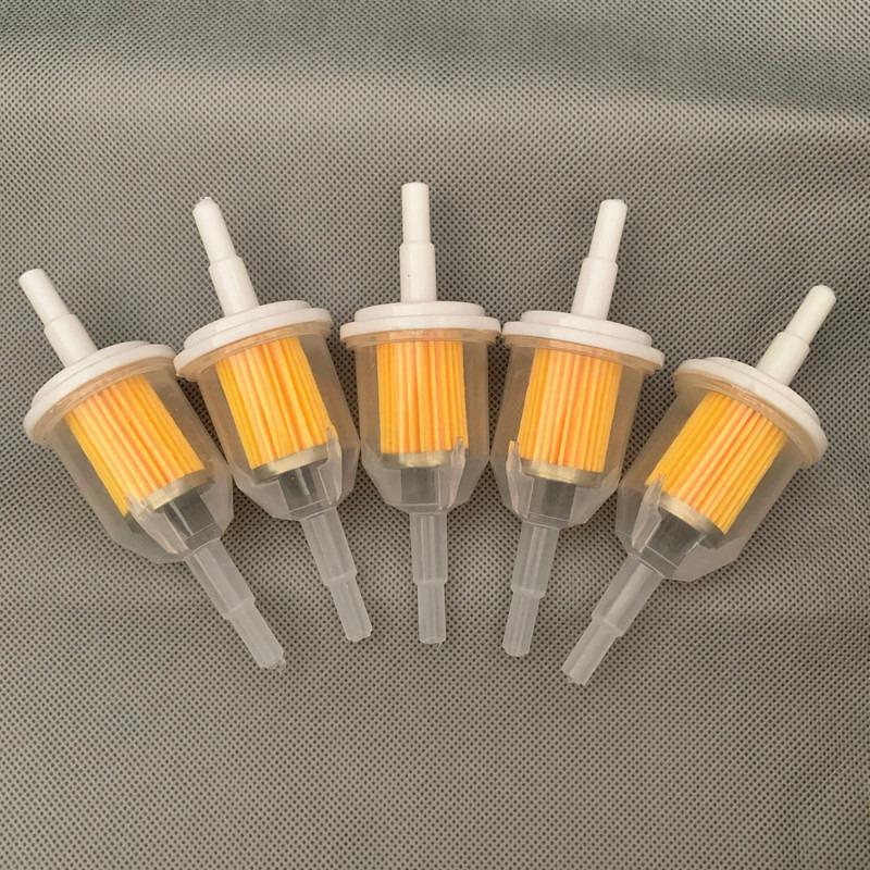 10PCS Universal Gasoline Gas Fuel Gasoline Oil Filter Motorcycle Scooter Gasoline Filter Tool Motor ATV Fuel Filter Accessories