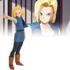 Stunning Seven Dragon Balls Super Saiyan Figurine Android 17 And 18 Pvc Model
