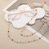 Sunglasses Holder Strap Anti-Loss Metal Eyeglass Chain Cord Lanyard for Women Outdoor Sports Vacation