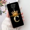 For Xiaomi Redmi Note 9 Case Luxury Crown Letters Transparent Silicone Soft Funda Back Cover For Xiomi Redmi Note 9 Note9 Bumper