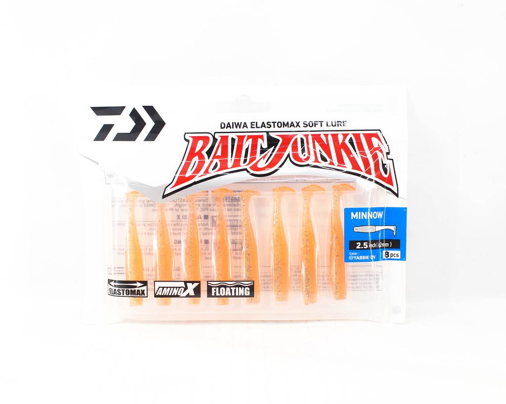 Daiwa Soft Lure Bait Junkie Minnow 2.5 Inch 8 Per Pack Yabbie UV (2880)