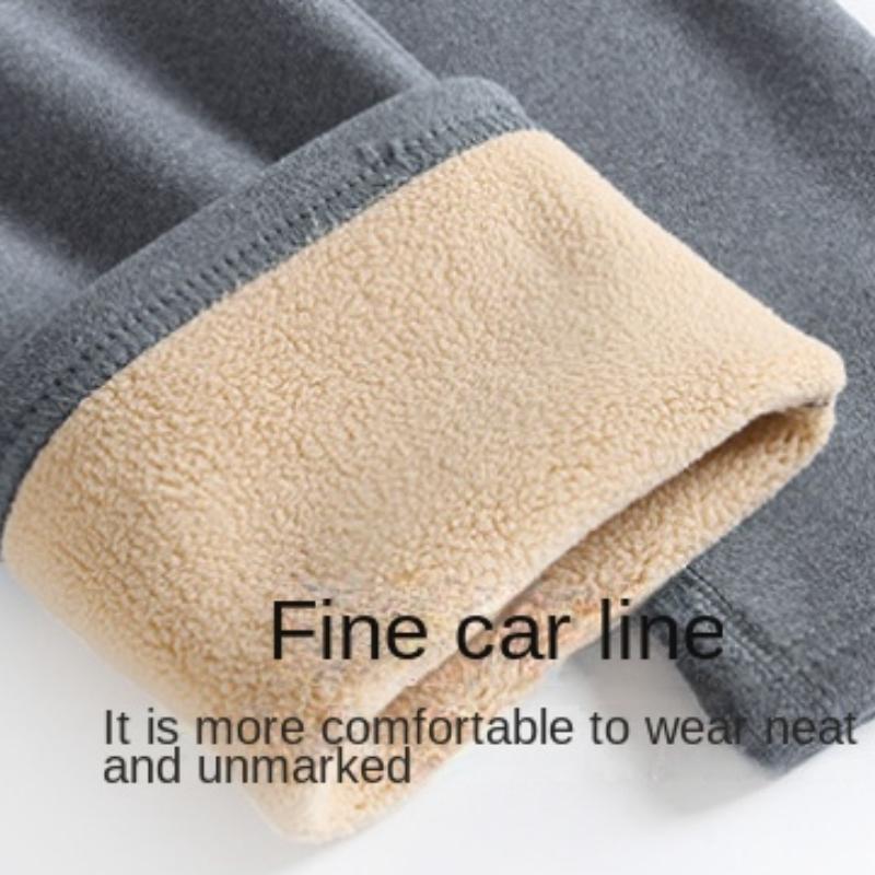 Зимние комплекты термобелья для мужчин и женщин, бархатные топы + длинные брюки, удобные, приятные для кожи, эластичные, утолщенные, теплые, комплект из 2 предметов