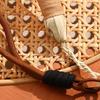 Animal Pattern Straw Woven Fan Handmade Handheld Fan Creative Decorative Fan  Home Decoration