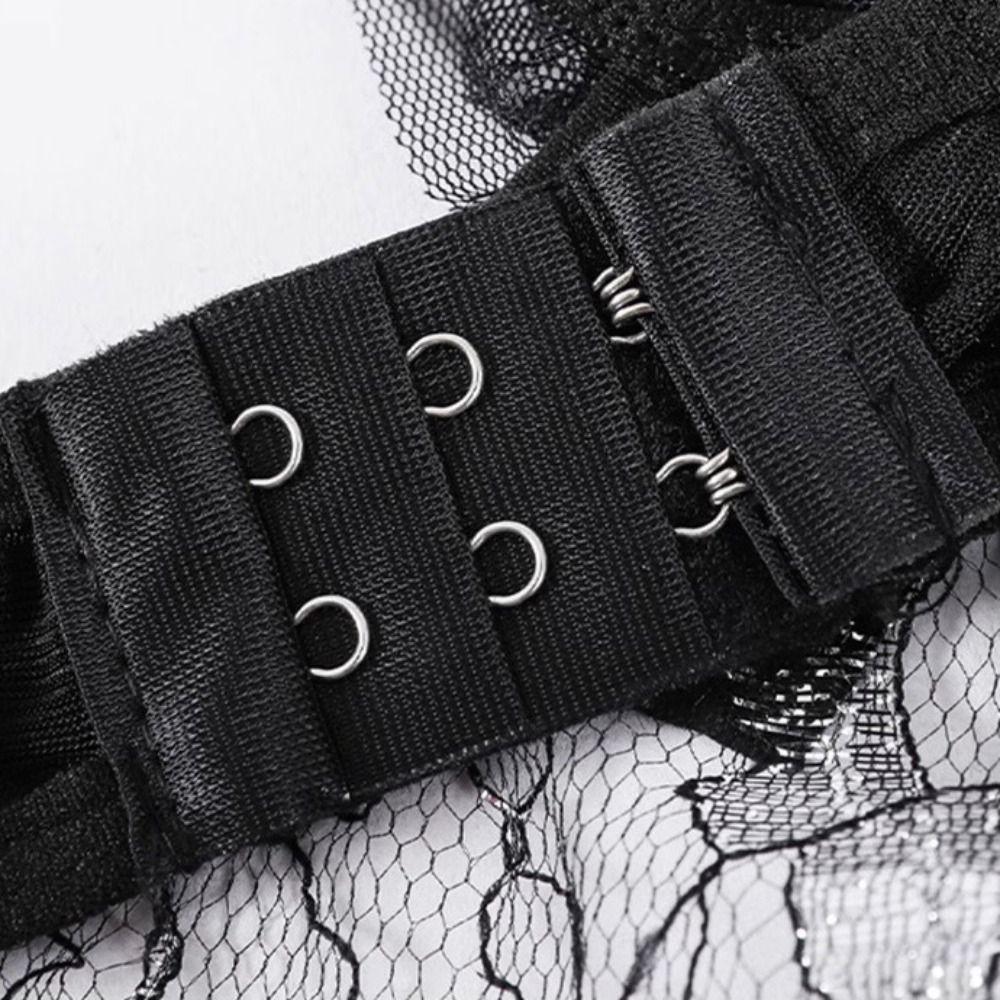 Deep V Women Underwear Open Crotch Lace Sling Nightwear Sweet Lace Bow Bodysuit  Gifts