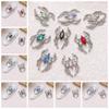 5pcs/set Nail Art Decorations Halloween Spider Nail Rhinestones  Lady