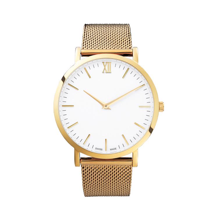 Hew Itt Simple British Lar Sson Stainless Steel Mesh Strap Jen-Nincs Watch 766B