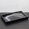 Elegant Marble Resin Bathtub Tray with Support Stand