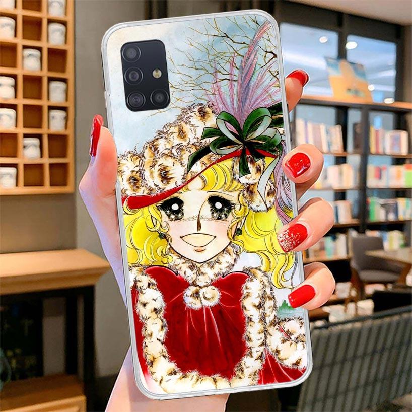 Anime Candy Cover Phone Case For Samsung Galaxy A12 A22 A32 A52 A72 A02S Phone Case Note 20 Ultra 10 S10 Plus A51 A71 A50S A20S