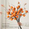 Bionic Dried Flowers: New Year Artificial Persimmon Bouquet, Living Room Decoration & Ornaments