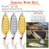 5Pcs/Box Metal Spinner Spoon Worm Bait Artificial Bait Spinner Lures for Fishing Trout Bass Catfish Fish Goods Tackle