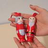 Funny Wooden Santa Claus Ornament Handmade Christmas Tree Hanging Decor Unique Festive Craft Gift for Home Holiday Decorations
