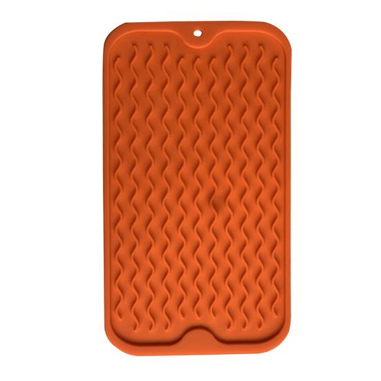 Сливной коврик Силиконовый, многоразовый, термостойкий, противоскользящий, легко чистится, герметичный, кухонная стойка, раковина, барная стойка, чашка для бутылки, коврик для сушки посуды