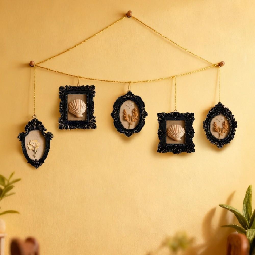Black Baroque Style Photo Frame Goth Photo Display Holders Picture Frame Ornaments  Living Room