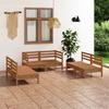 VidaXL Solid Pine Wood Garden Lounge Set 6 Pcs Patio Furniture Garden Furniture Outdoor Furniture Set Furniture 3082555
