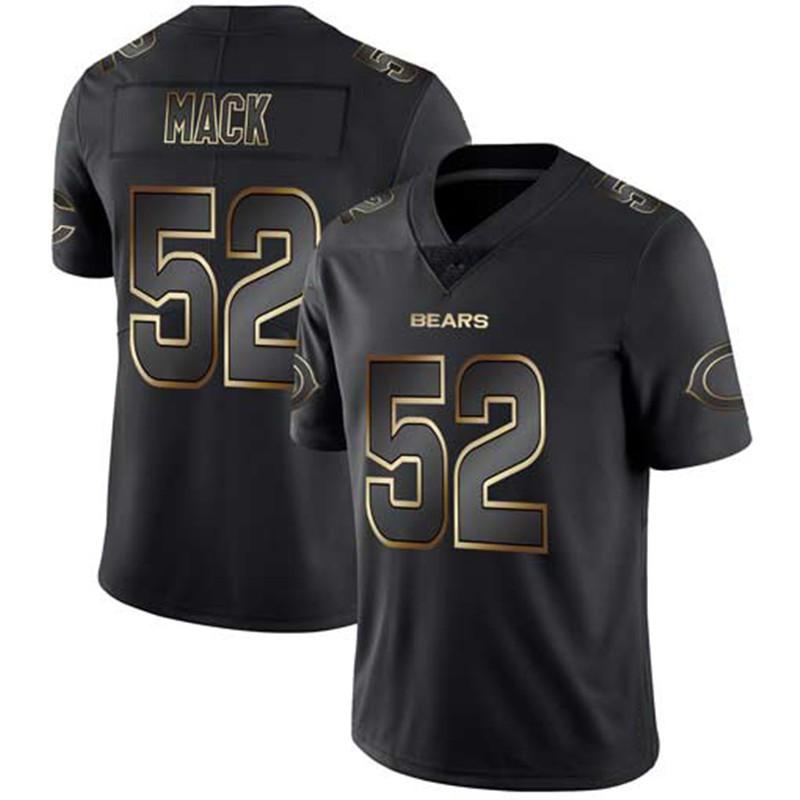 Chicago Bears NFL Football Jersey Men Cotton Blend Team Apparel Mack Payton Trubisky Custom Name Number