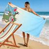Two Cartoon Cats with Red Noses Beach towel quick-drying for travel outdoor sports jogging beach and swimming