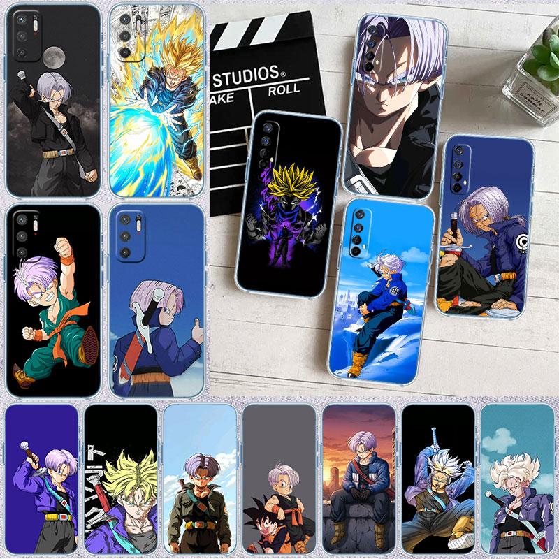 Dragon Ball Trunks Transparent Phone Case for Motorola Moto Edge 20 30 40 50 S30 Fusion Ultra Pro Neo Lite