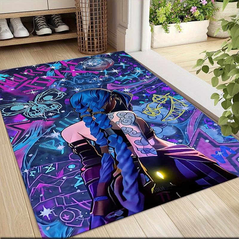 1Pc Space Duel Cosmic Clash Carpet Rug Customizable Soft Washable Antislip Home Living Room Sofa Mats Personalized Rug 091718