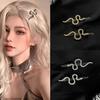 Retro Snake-Shaped Hairpin: Cool Girl Side Clip for Dark, Niche Styles