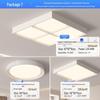 "Walnut Ceiling Lamp - Full Spectrum Eye Protection for Living Rooms & Bedrooms"