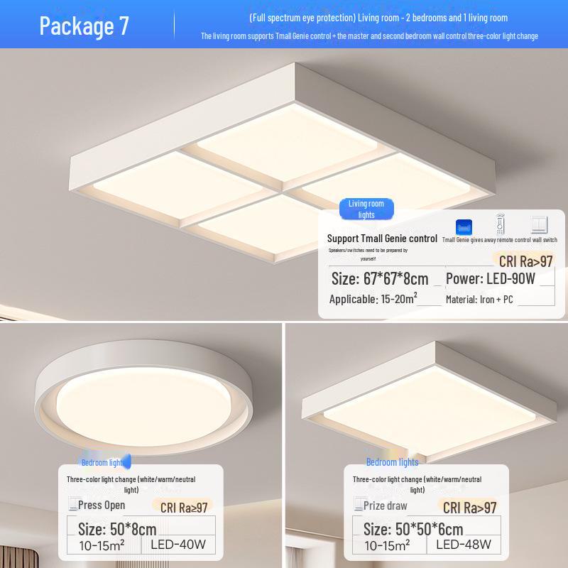 "Walnut Ceiling Lamp - Full Spectrum Eye Protection for Living Rooms & Bedrooms"