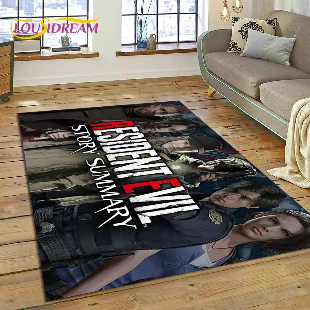 3D Игры Хоррор R-Resident Evil Ковер Игровой Коврик для Спальни Гостиной Домашний Декор Дивана, Детская Игра Большой Декор Напольный Коврик