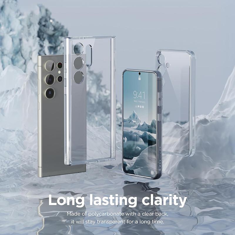 Ultra Thin Clear Silicone Soft TPU Case for Samsung Galaxy S25 Ultra S24 S23 S21 S20 FE S22 Ultra Plus Bumper Cover
