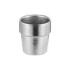 Folding Double-Layer Titanium Cup: Insulated and Portable for Coffee, Tea, or Wine