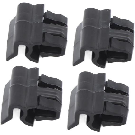 4Pcs Hood Buckle Set 1106961 00 C Car Accessories 1472872 00 C Hood Trunk Clip Front Bumper Buckle for Tesla Model 3 2017 to 2023 Vehicle Maintenance