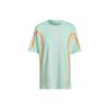 X Stella McCartney Collaboration Loose Breathable Running Sports Short Sleeve T-Shirt Women Tops Light-Green HD9114