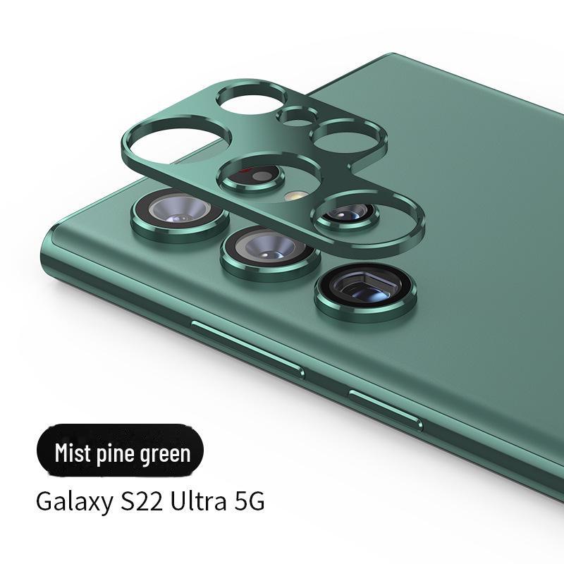 Защитная металлическая наклейка для объектива S22 Ultra/S22+ – полное покрытие, защита от царапин