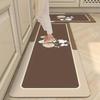 Kitchen Floor Mat: Water-Absorbing, Quick-Drying, Anti-Skid, Dirt-Resistant, Easy-Care, Soft Diatom Mud Mat