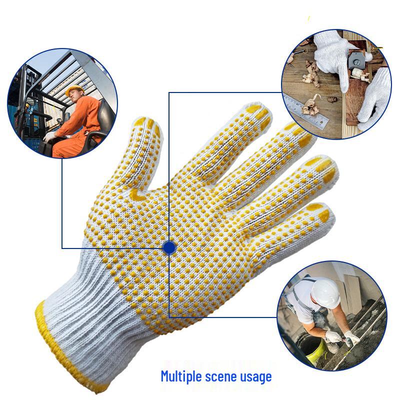 Yiceng Non-Slip Dotted Work Gloves