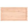 Solid Wood Washbasin Top 100 x 50 x (2 4) cm Untreated