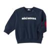 MIKIHOUSE Web Limited Back Logo Sweatshirt Pullover, Baby Kids, Size 100cm, Navy, Model 10-5620-682