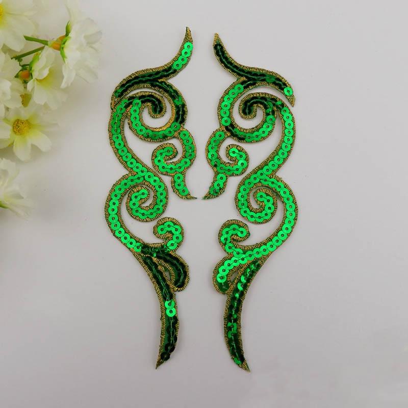 1 пара костюмов для косплея, аппликации «сделай сам», расшитая блестками вышивка, бейка, железные тканевые нашивки