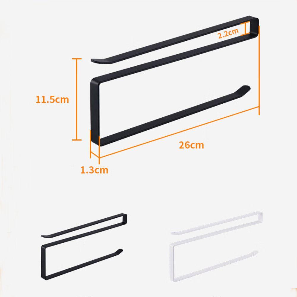 Durable Paper Roll Holder Metal Cling Film Storage Rack High Quality Kitchen Tissue Accessories