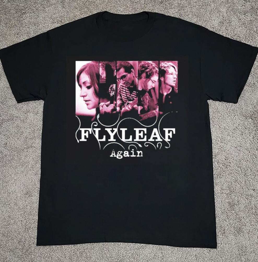 NEW Flyleaf Band Again Member Short Sleeve Black Size S to 5XL Shirt Unisex T-Shirt
