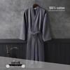 Unisex Quick-Dry Waffle Bathrobe for Home, Hotel, or Spa