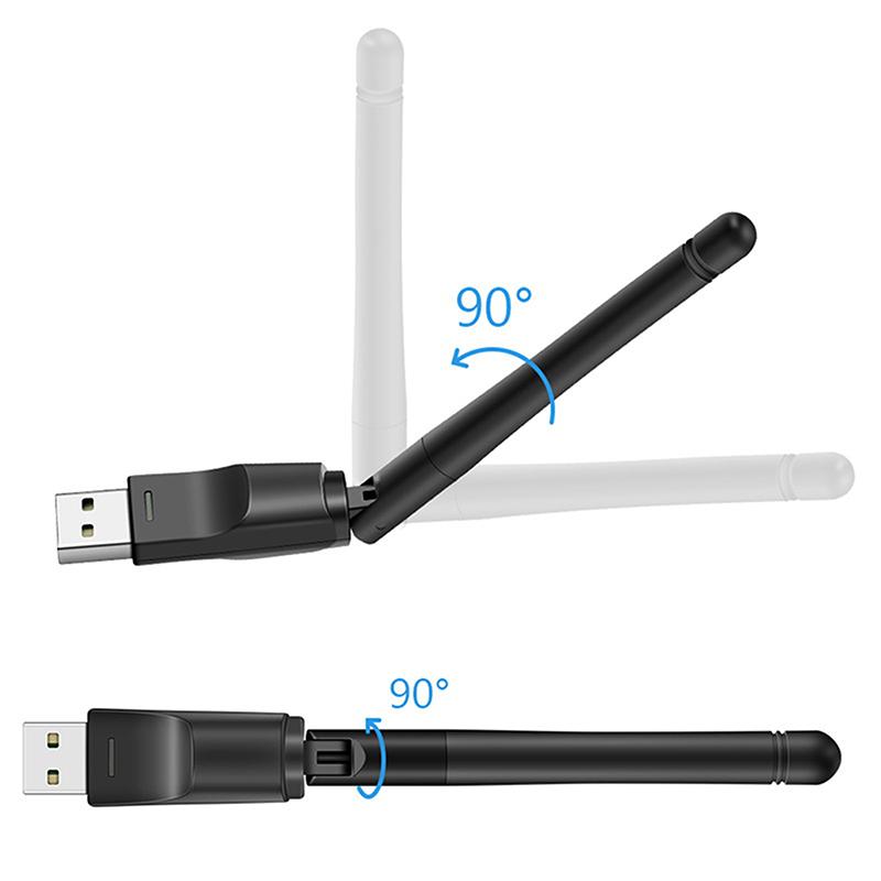 Мини USB Wi-Fi адаптер 150 Мбит/с Mt7601 Беспроводная сетевая карта Wi-Fi приемник для ПК Ноутбука Windows 2.4G