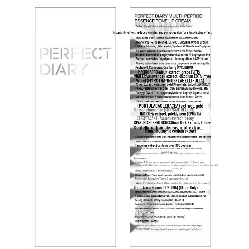 PERFECT DIARY Увлажняющий крем-тон для лица Essence