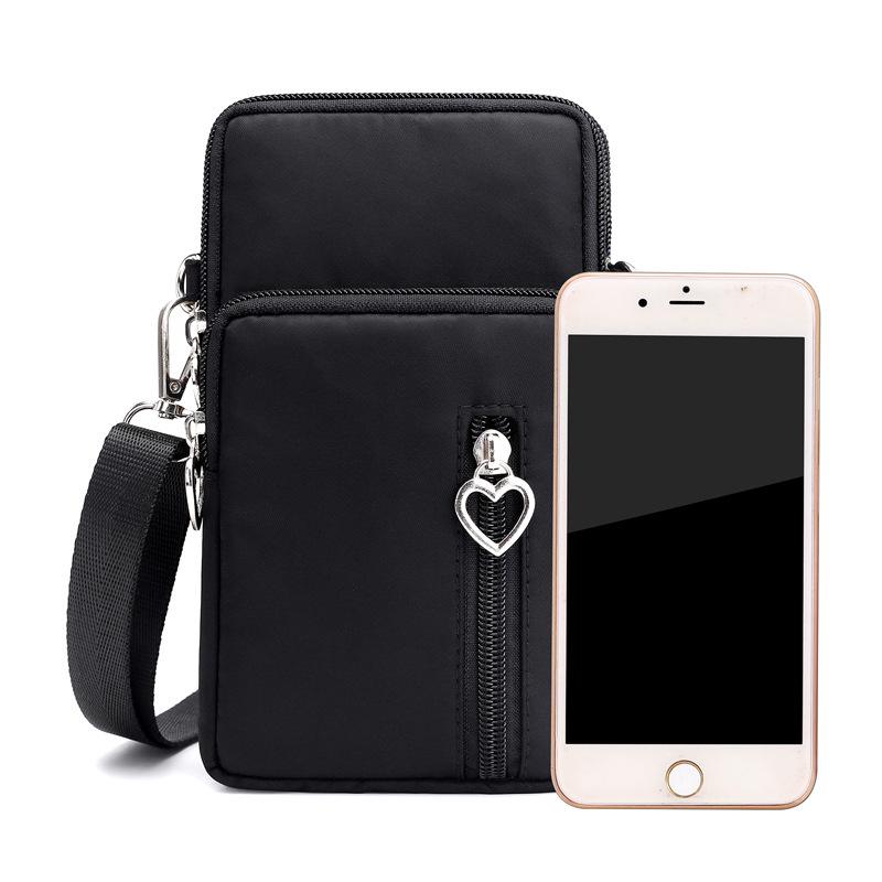 Женская сумка через плечо в корейском стиле 2025 года для мобильного телефона - Вертикальный мини-кошелек для монет и карман