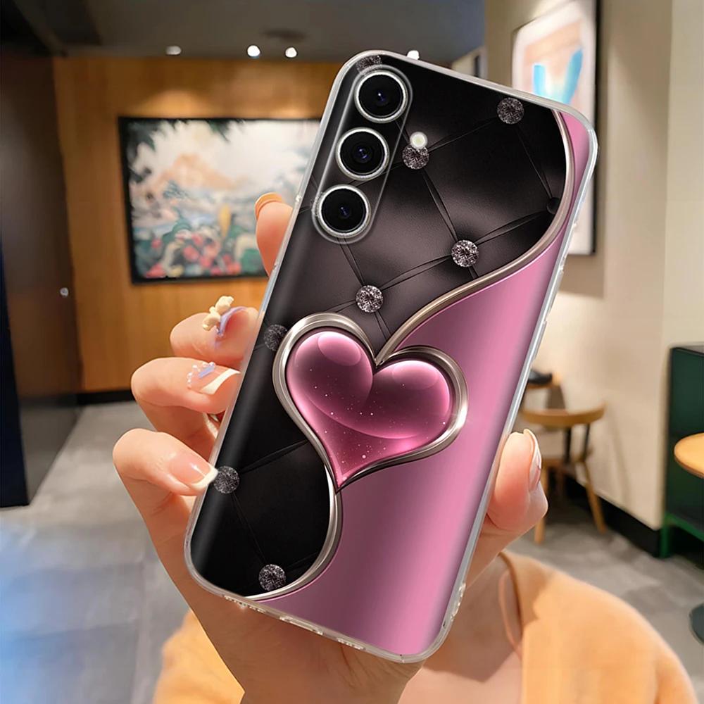 A14 Чехол для Samsung Galaxy A14 Чехол Милый Цветок Прозрачный ТПУ Мягкий Силиконовый Чехол-накладка для Samsung A14 5G GalaxyA14 A 14 Чехлы для телефона