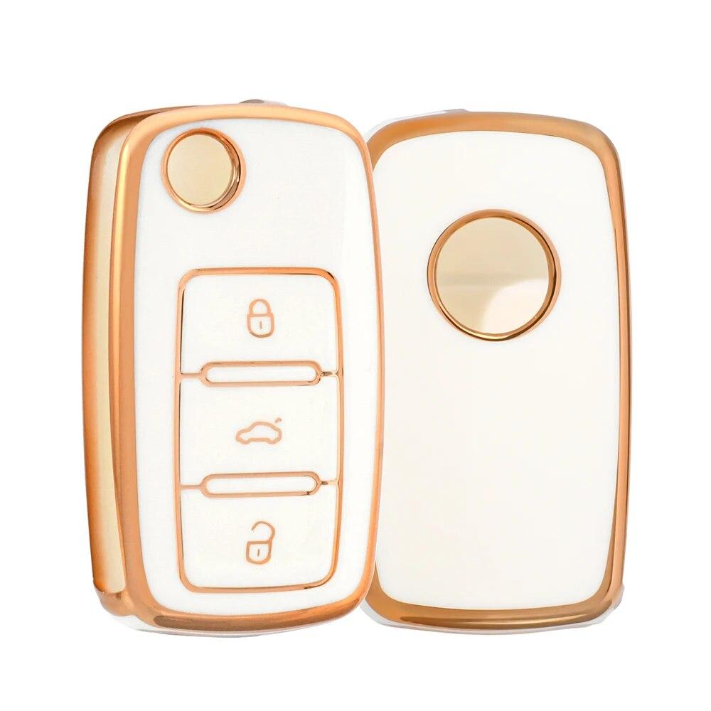 Чехол для ключей от автомобиля, брелок для ключей Volkswagen, рукава для ключей Langyi Sagitar Jetta Weiling Bora Tiguan VW, брелок для ключей от автомобиля